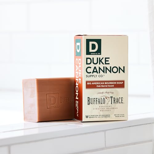 Buy now Duke Cannon Supply Co. Big Brick of Soap Bar for Men Big American Bourbon (Charred Oak Barrel Scent) - Extra Large, All Skin Types, 10 oz. (3 Pack) at indiglob india