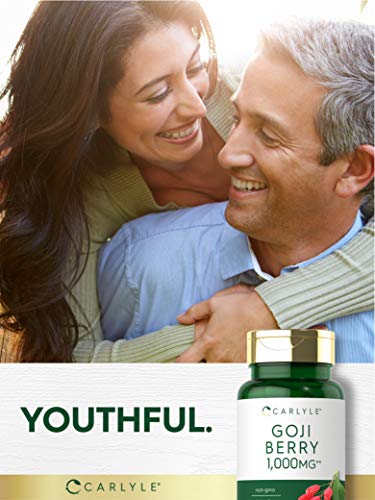 Buy now Carlyle Goji Berry | 120 Capsules | Concentrated Extract from Wolfberry Plant | Non-GMO, Gluten Free at indiglob india