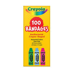 Buy now Crayola Shaped Kids Bandages, 100 CT | Great for Birthdays, Party Supplies, Stickers, Stocking Stuffer or White Elephant Gift | Adhesive Bandages for Minor Cuts, Scrapes, & Burns at indiglob india