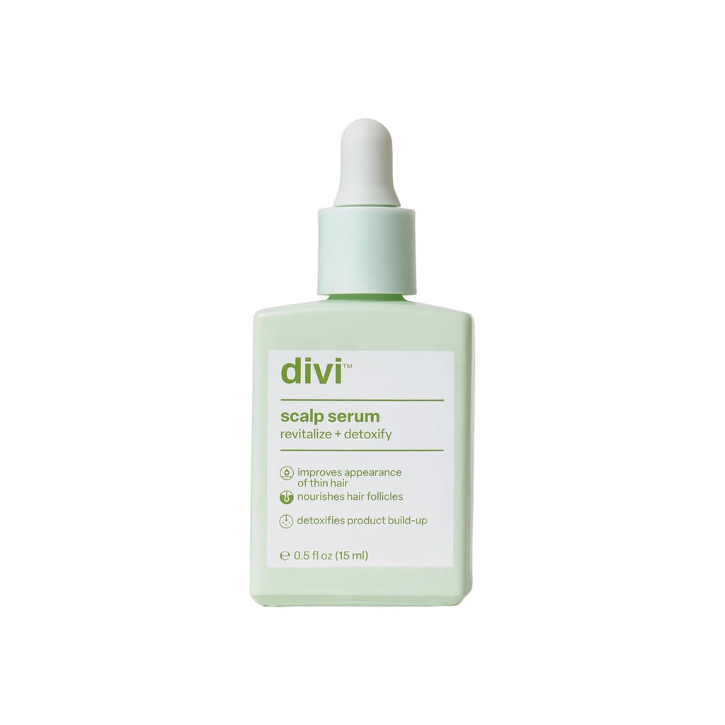 Divi Scalp Serum | To Promote Fuller-Looking Hair with Peptides | 30ml | Multi-Peptide Complex, Caffeine, Rosemary Oil, Vegan, Non-Greasy, Thinning Hair, Fuller-Looking Hair, Scalp Serum, 30ml