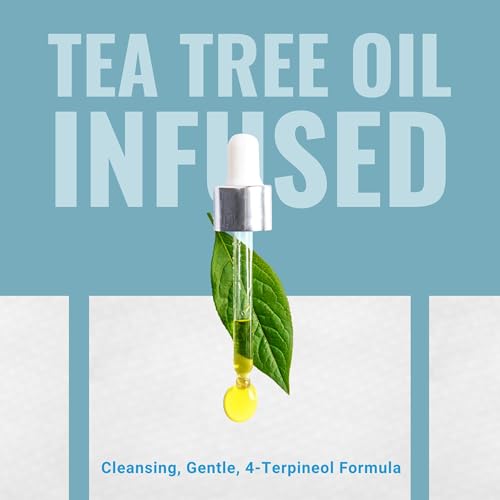 Buy now Towelettes - Natural Face, Eyelash & Eyelid Cleanser - Wipes for Demodex, Blepharitis, Mgd and Red Irritated Eye Lid - Tea Tree Oil Extract. at indiglob india