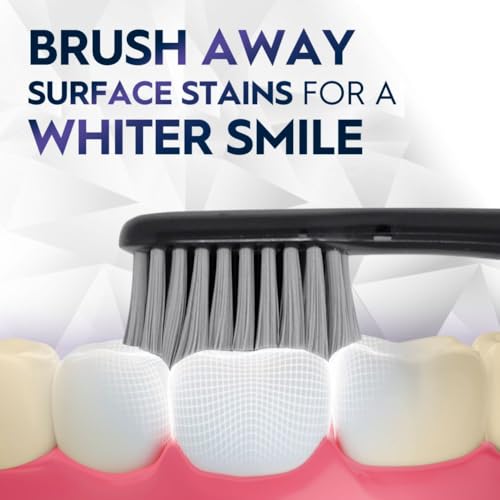 Buy now Oral-B 3D White Brilliance toothbrushes, 4 Count Toothbrush Extra Soft, Tough on Plaque, Gentle on Gums, whitening Tooth Brush at indiglob india
