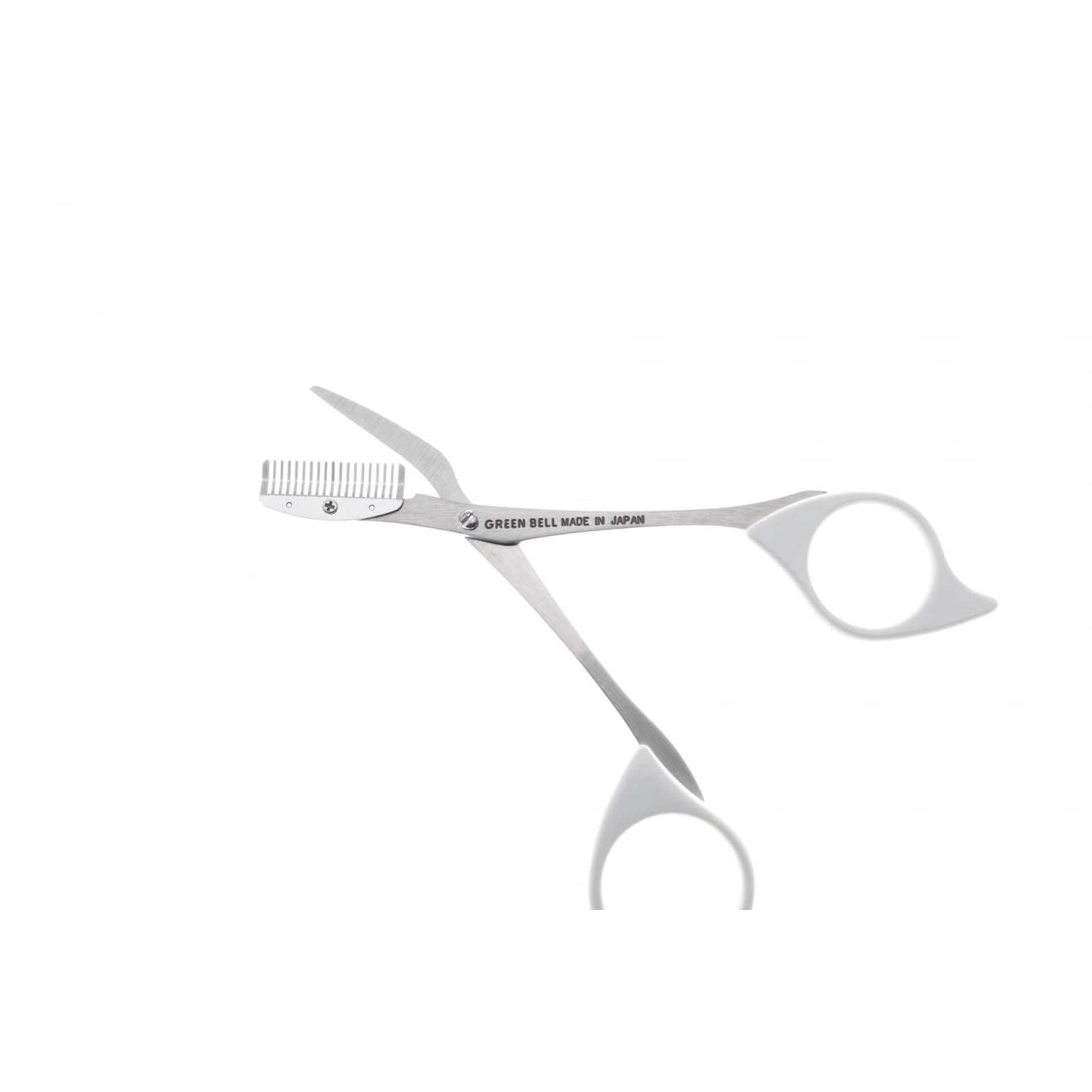 Buy now Seki Edge Eyebrow Scissors Comb (SS-605) - Stainless Steel Eyebrow Trimmer Scissor Comb for Trimming Eye Brows, Beards, & Mustaches - for Men & Women - Made in Japan at indiglob india