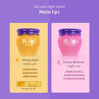 Buy now 2PCS Lip Mask Overnight, Honey&Sakura Day and Night Repair Sleeping Lip Balm, Fade Lip Lines Bee Balm, Hydrating &Prevention Dry and Crack Lip Scrubs Exfoliator at indiglob india