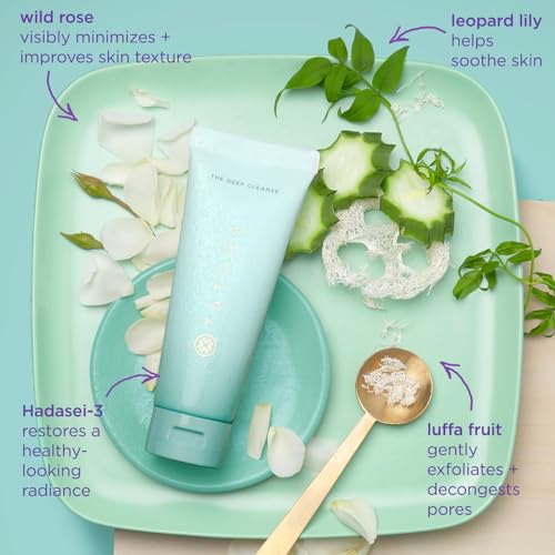 Buy now TATCHA The Deep Cleanse | Deep, Gentle Exfoliating Cleanser, Lifts Dirt, Minimizes Excess Oil & Unclogs & Tightens Pores at indiglob india