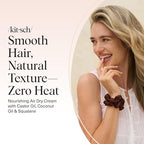 Buy now Kitsch Smoothing Air Dry Cream for Hair â€“ Frizz Control Hair Care Product with Castor Oil & Coconut Oil â€“ Weightless Styling Cream - Enhances Natural Texture Appearance | Ideal Gifts for Women â€“ 5 oz at indiglob india