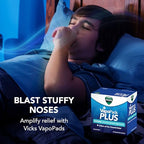 Buy now Vicks VapoPads Plus with Intense Cold Blasting Menthol - Vapor Pads Refill for Vicks Humidifiers and Steam Inhalers, Scent Pads for Congestion Relief, 20-Pack, Box Color May Vary at indiglob india