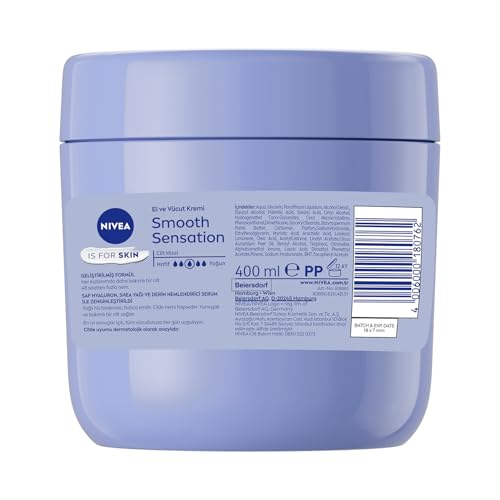 Buy now Nivea Irresistibly Smooth Body Cream Dry Skin Shea Butter 400 ml at indiglob india