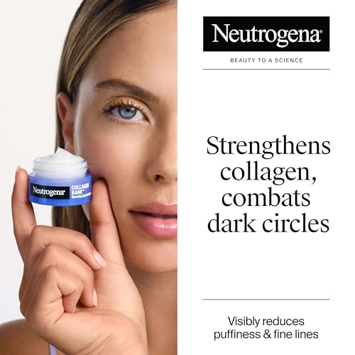 Buy now Neutrogena Collagen Bank Reviving Eye Cream, Under Eye Cream, Helps Preserve Collagen, Visibly Improves Dark Circles, Puffiness, Fine Lines, Texture, Fragrance Free, with Peptides 0.5 oz at indiglob india