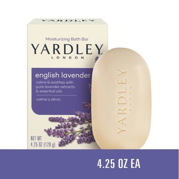 Buy now Yardley London English Lavender with Essential Oils Soap Bar, 4.25 Ounce (Pack of 12) at indiglob india