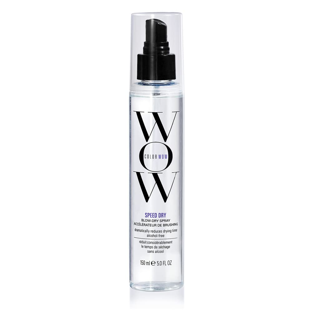 Buy now COLOR WOW Speed Dry Blow Dry Spray â€“ Cut Blow Dry Time by 30% | Heat Protectant, Prevent Breakage | Cruelty-Free & Gluten-Free at indiglob india