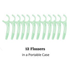 Buy now Plackers Micro 12 Count Flosser with Travel Case, Mint, 4-Pack at indiglob india
