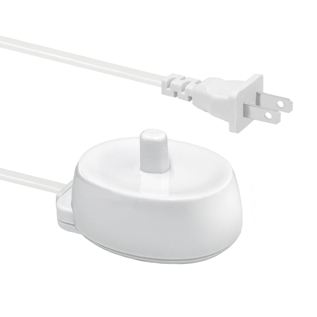 Superer Replacement Charger for Braun Oral-B Electric Toothbrush, iO Series 2/3/4/5/6, Pro 1000/3000/5000, Vitality, Smart, Genius, Model 3757, IP67 Waterproof Charging Base with 4 ft Power Cord