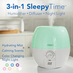 Buy now Vicks Cool Mist 3-in-1 SleepyTime Humidifier for Baby & Kids with Color Changing Night Light and Essential Oil Diffuser at indiglob india
