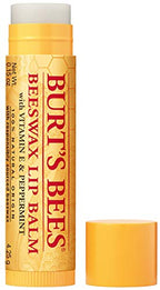 Buy now Burt's Bees Lip Balm Stocking Stuffers, Moisturizing Lip Care Holiday Gift, 100% Natural, Original Beeswax with Vitamin E & Peppermint Oil (4 Pack) at indiglob india