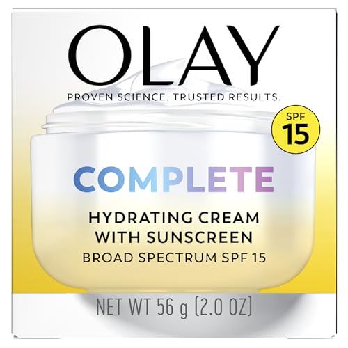 Buy now Olay Face Moisturizer Complete All Day UV Moisture Cream with Sunscreen SPF 15, Normal Skin, 2 Fl Oz (Pack of 3) at indiglob india