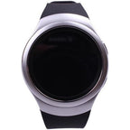 Buy now ECSEM Large Silicone Replacement Wristbands Compatible with Samsung Gear S2 SM-R720 SM-R730 Smartwatch - Gear S2 Band/Strap - Black at indiglob india