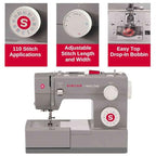 Buy now Singer HD6380FR Heavy Duty 6380 Sewing Machine With Accessories - Recertified at indiglob india