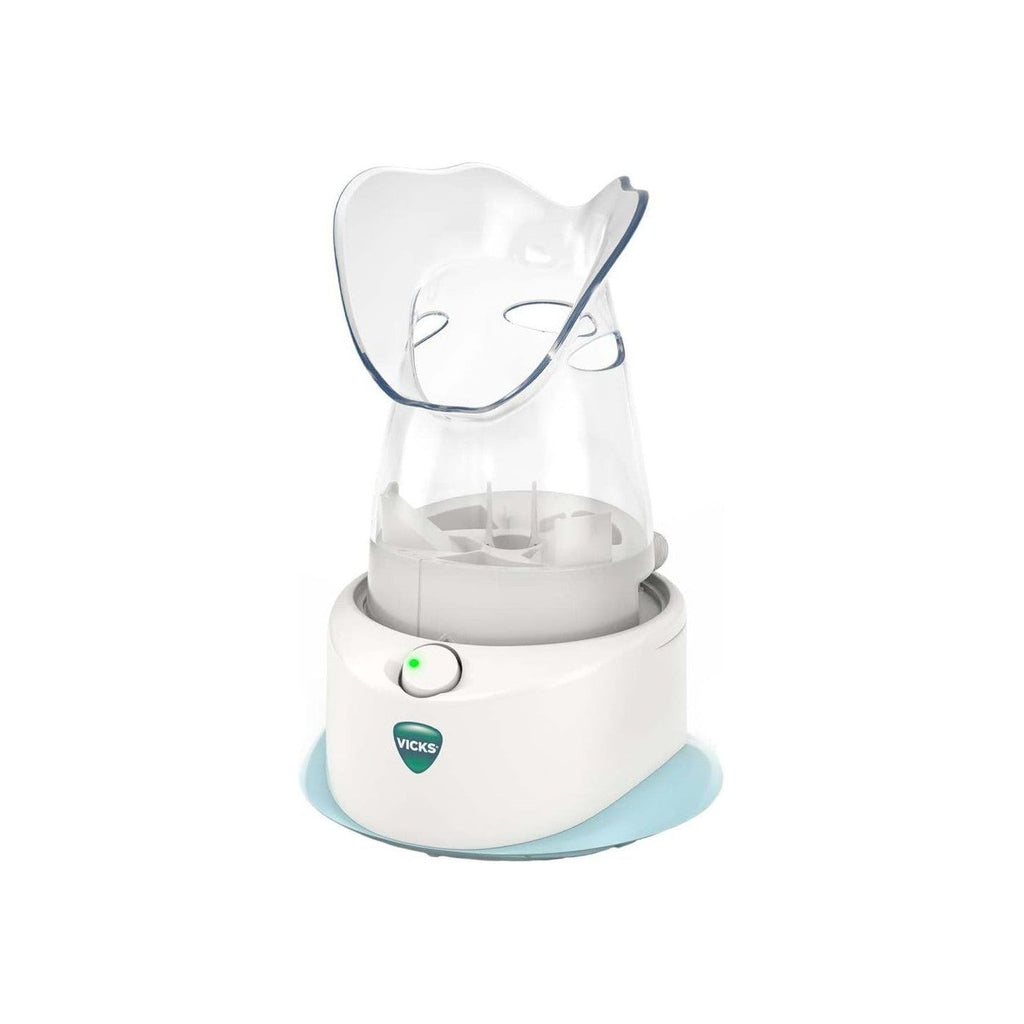 Buy now Vicks Personal Steam Inhaler for Targeted, Natural Steam Relief for Allergies, Congestion, Cough & Colds, and Sinus Irritation, Use with VapoPads - 1 Included at indiglob india