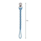 Itzy Ritzy Silicone Pacifier Clip, Binky Clip Holder for Babies (Blue)