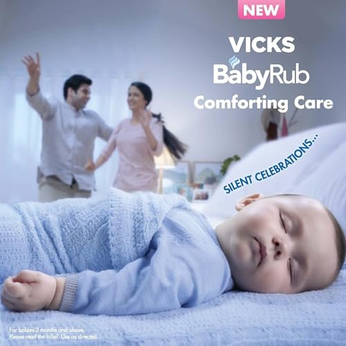 Buy now BabyRub Soothing Vapour Ointment for Babies (50 ml - 1.7 oz) + V4l Paper Napkin 125 Sheets Free at indiglob india