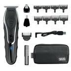 Buy now Wahl Aqua Blade?? Rechargeable Wet/Dry Lithium-Ion Deluxe Beard Trimmer for Men - Interchangeable Heads for Detailing, Hair, Mustache and Body Grooming - Model 9899-100 at indiglob india