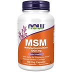 Buy now NOW Foods Supplements, MSM (Methylsulfonylmethane) 1,000 mg, Joint Health*, 120 Veg Capsules at indiglob india