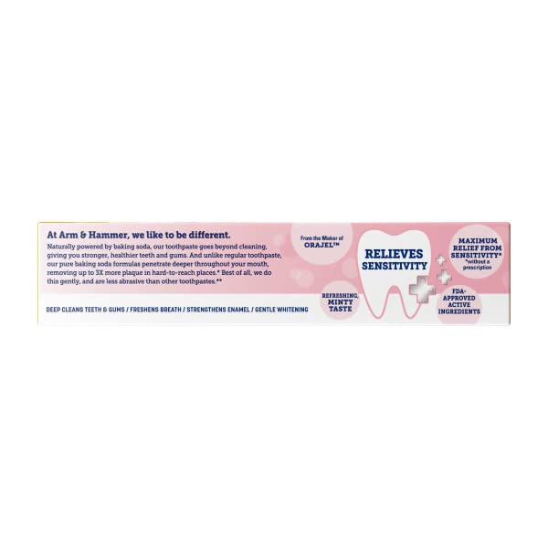 Buy now ARM & HAMMER Sensitive Teeth & Gums Toothpaste 4.5 oz (Pack of 2) at indiglob india