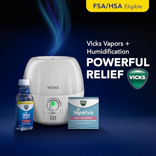 Buy now Vicks VapoPads Sleepy Time Comfort - Vapor Pads Refill for Vicks Humidifiers and Steam Inhalers - Rosemary, Lavender, and Eucalyptus, 20-Pack, Box Color May Vary at indiglob india