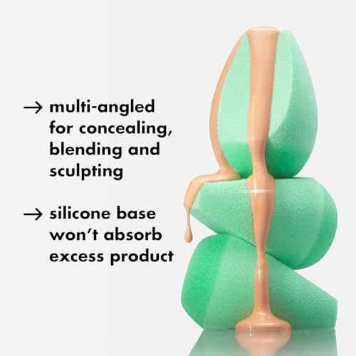 Buy now e.l.f. Angled Silicone Face Sponge, Angled Design For Cream & Liquid Blush, Bronzer, Foundation & Concealer, Vegan & Cruelty-free at indiglob india