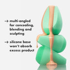 Buy now e.l.f. Angled Silicone Face Sponge, Angled Design For Cream & Liquid Blush, Bronzer, Foundation & Concealer, Vegan & Cruelty-free at indiglob india