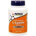 Buy now NOW Foods Supplements, (L-Lysine Hydrochloride) 1,000 mg, Double Strength, Amino Acid, 100 Tablets at indiglob india