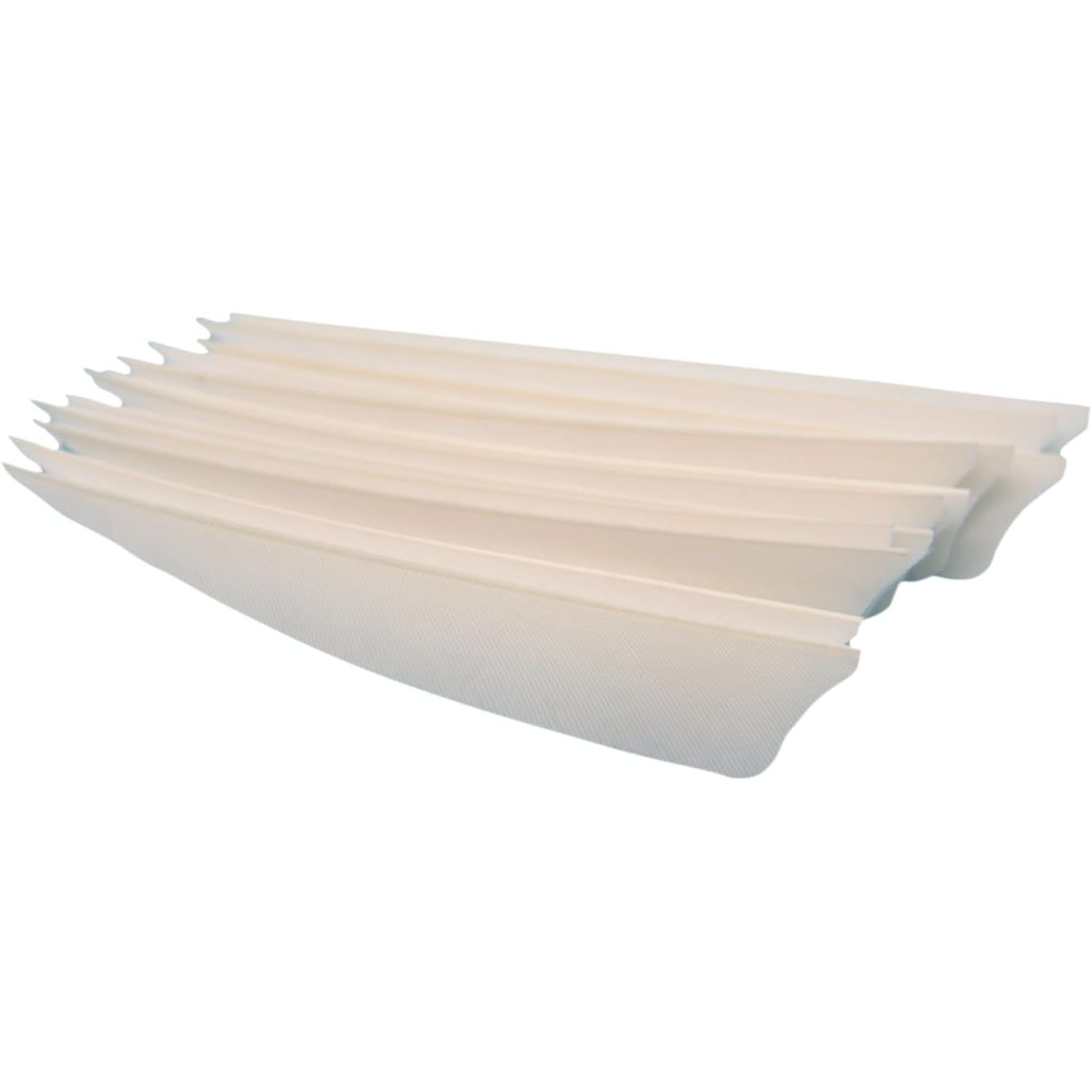 Buy now Arrow Feather 4 Inch Shield Fletching Vanes for Wooden Carbon Bamboo Traditional Arrow(50 Pack) White at indiglob india