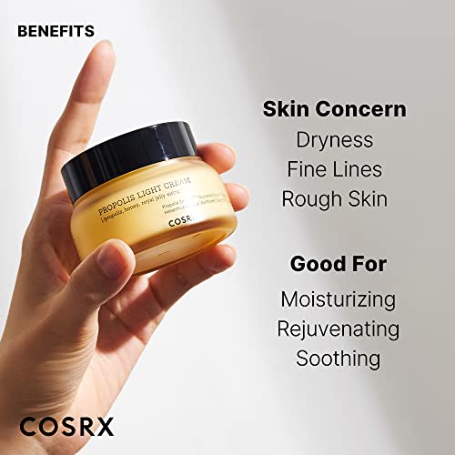Buy now COSRX Full Fit Propolis Light Cream, 2.19 Fl.oz / 65ml, Propolis 64.5%, Hydrating Daily Day and Night Moisturiser, Korean Skin Care, Not Tested on Animals at indiglob india