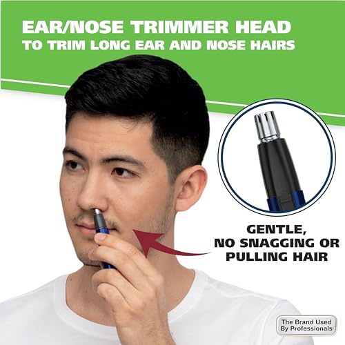 Buy now Wahl Lithium 2 in 1 Battery Pen Detail Touch Up Trimmer for Nose, Ear, Neckline, Eyebrow, & Other Detailing - Blue - by The Brand Used by Professionals - Model 5643-200 at indiglob india
