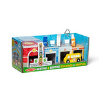 Buy now Melissa & Doug Nesting and Sorting Blocks - 6 Buildings, 6 Wooden Vehicles - FSC Certified at indiglob india