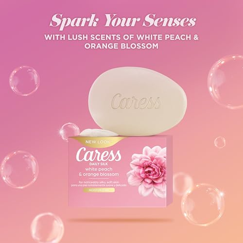Buy now Caress Beauty Bar Soap For Women, Daily Silk With Silk Extract and Floral Oil Essence Moisturizing Body Soap for Silky, Soft Skin, 3.75 oz, 2 Bath Bars at indiglob india