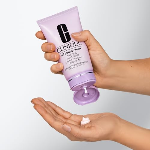 Buy now Clinique All About Clean Foaming Face Wash With Hyaluronic Acid + Glycerin For Very Dry to Dry Combination Skin Types, 5 Fl Oz at indiglob india