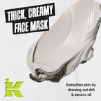 Buy now Kiehl's Rare Earth Pore Minimizer Face Mask, with Bentonite and Amazonian White Clay and Allantoin, Oil Absorbing Facemask for Normal to Oily Skin - 4.2 fl oz at indiglob india