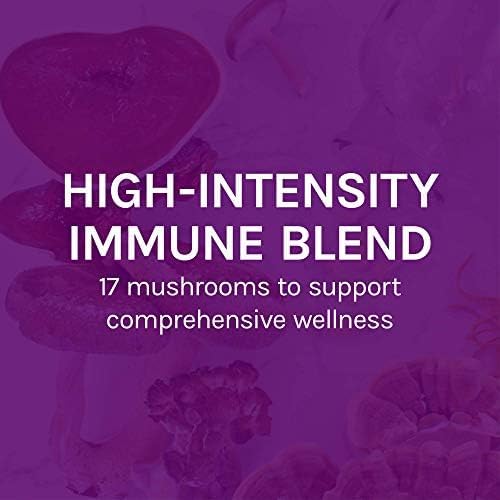 Buy now Host Defense MyCommunity Capsules - 17 Species Blend Mushroom Supplement for Immune Support - Herbal Aid with Lion's Mane, Reishi. Chaga, Cordyceps, Turkey Tail & More - 120 Capsules (60 Servings)* at indiglob india