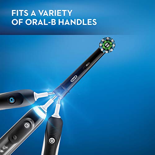 Buy now Oral-B CrossAction Electric Toothbrush Replacement Brush Head Refills, Black, 2 Count at indiglob india