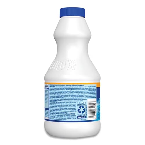 Buy now Clorox Regular Disinfecting Bleach Cleaner, 2 Pack Concentrated Liquid Bleach, Removes Mold, Mildew and Stains, Whitens, for Multi Purpose Cleaning and Laundry, 24 oz Bottles at indiglob india
