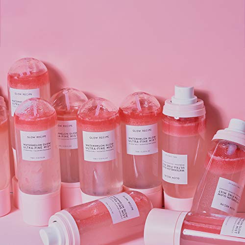 Buy now Glow Recipe Watermelon Glow Facial Spray + Hydrating Mist - Ultra-Fine Face Mist with Hyaluronic Acid + Hibiscus AHA to Refresh Dry Skin & Enhance Dewy Makeup - Suitable for All Skin Types (75ml) at indiglob india