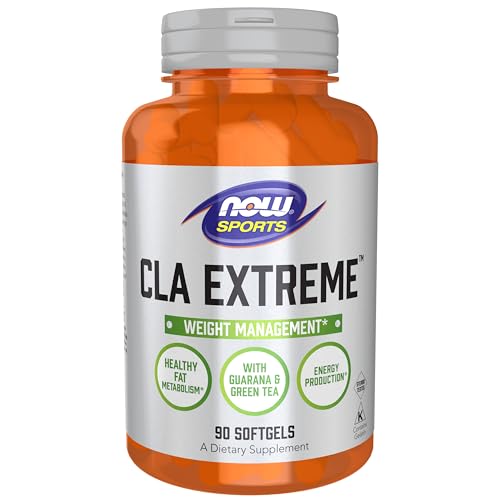 Buy now NOW Foods Sports Nutrition, CLA Extremeâ„¢ (Conjugated Linoleic Acid) With Guarana & Green Tea, 90 Softgels at indiglob india
