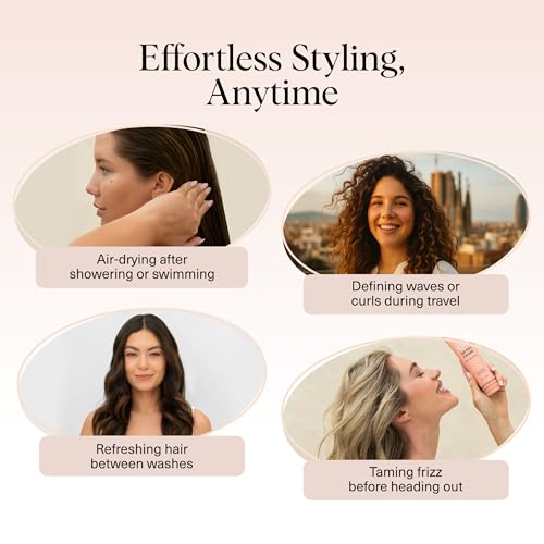 Buy now Kitsch Smoothing Air Dry Cream for Hair â€“ Frizz Control Hair Care Product with Castor Oil & Coconut Oil â€“ Weightless Styling Cream - Enhances Natural Texture Appearance | Ideal Gifts for Women â€“ 5 oz at indiglob india