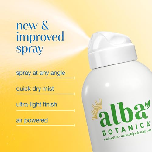 Buy now Alba Botanica Sensitive Sunscreen Spray for Face and Body, Fragrance-Free, Broad Spectrum SPF 50, Water Resistant, 5 fl. oz. Bottle at indiglob india