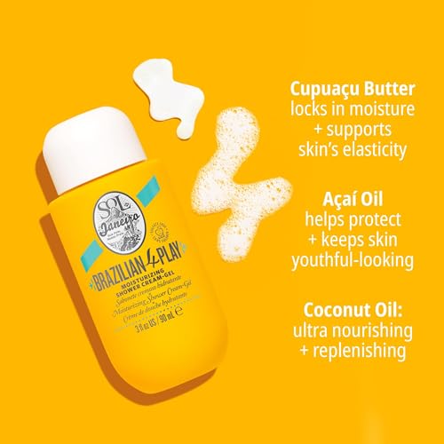 Buy now SOL DE JANEIRO Ultimate Shower Bundle | Travel Size Mini Brazilian Play Moisturizing Shower Cream Gel Body Wash + Brazilian Joia Damage Repairing Shampoo and Conditioner Set | Amazon Exclusive at indiglob india