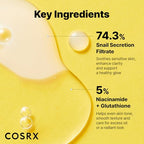 Buy now COSRX Snail Mucin 74% + Niacinamide 5% Dual Essence, Anti Aging Face Serum for Dull Skin, Sensitive Skin, Korean Skin Care, 2.70 fl.oz / 80ml at indiglob india