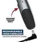 Buy now Wahl Groomsman Corded or Cordless Beard Trimmer for Men - Rechargeable Grooming Kit for Facial Hair - Beard Trimmer & Groomer - Model 9918-6171V at indiglob india