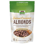Buy now NOW Foods, Salted Caramel Almonds, Dry Roasted, Crafted in Small Batches, 12-Ounce (340 g) at indiglob india